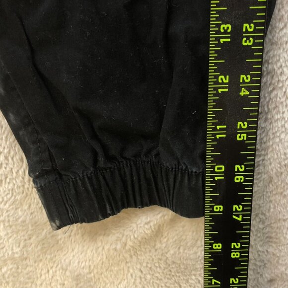 Aeropostale Mens Jogger Pants Small Pull On Black Stretch Casual Drawstring - Picture 3 of 14